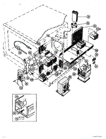 02 - Cavity parts for Thermador Range CP55 from AppliancePartsPros.com