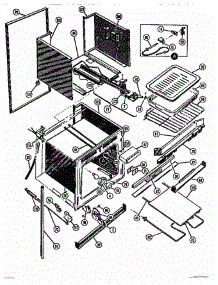 04 - Oven parts for Thermador Range CP55 from AppliancePartsPros.com