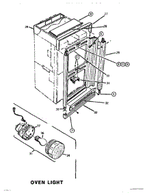 02 - Frame parts for Thermador Wall Oven CT227 from AppliancePartsPros.com
