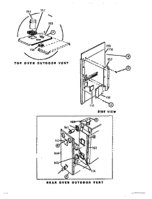 08 - Outdoor Vents parts for Thermador Wall Oven CT227 from AppliancePartsPros.com