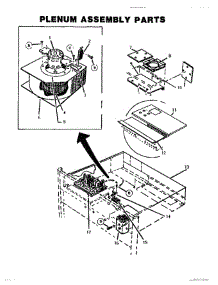 07 - Plenum Assembly parts for Thermador Wall Oven CT227N from AppliancePartsPros.com