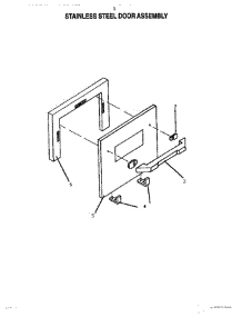 10 - Stainless Steel Door parts for Thermador Wall Oven CT227N from AppliancePartsPros.com