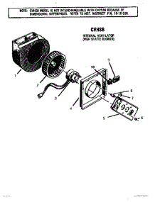 10 - High Static Blower parts for Thermador Cooktop GG3601 from AppliancePartsPros.com