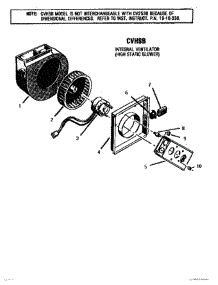 11 - High Static Blower parts for Thermador Cooktop GG3602 from AppliancePartsPros.com