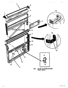 06 - Ventilator Intake parts for Thermador Cooktop GGCV3001 from AppliancePartsPros.com