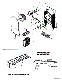 10 - Remote Ventilator parts for Thermador Cooktop GGCV3002 from AppliancePartsPros.com