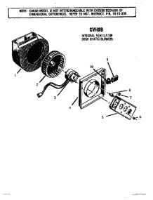 10 - High Static Blower parts for Thermador Cooktop GGCV3601 from AppliancePartsPros.com