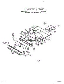 04 - Burner Box parts for Thermador RDSS30 S/N 9707 & UP from AppliancePartsPros.com