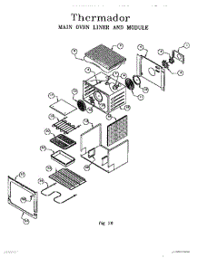 08 - Main Oven Liner & Module parts for Thermador RDSS30 S/N 9707 & UP from AppliancePartsPros.com