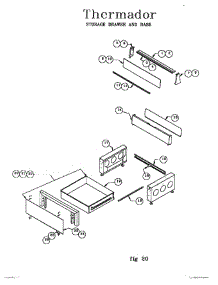 09 - Drawer & Base parts for Thermador RDSS30 S/N 9707 & UP from AppliancePartsPros.com