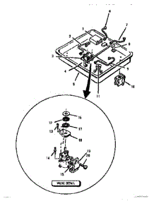 04 - 30 Inch Gas Controls parts for Thermador Cooktop SGCV36 from AppliancePartsPros.com