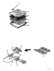 06 - Griddle & Element parts for Thermador Cooktop SGCV36 from AppliancePartsPros.com
