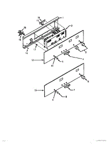 04 - Control Panel parts for Thermador Wall Oven CT127N-01 from AppliancePartsPros.com