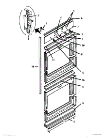 02 - Trim, Deflector, Control Panel parts for Thermador Range CT127NW from AppliancePartsPros.com