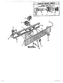03 - Control Panel parts for Thermador Wall Oven CT130 from AppliancePartsPros.com