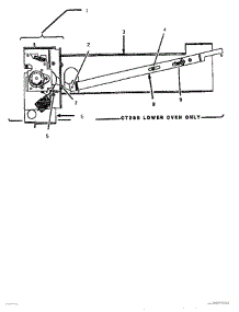 07 - Lower Oven parts for Thermador Wall Oven CT230 from AppliancePartsPros.com