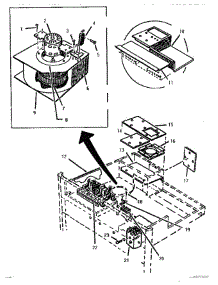 09 - Plenum Assembly parts for Thermador Wall Oven CT230 from AppliancePartsPros.com