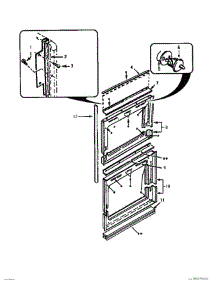 02 - Front Frame parts for Thermador Wall Oven CT130-03 from AppliancePartsPros.com