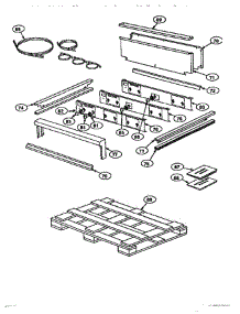 02 - Trim & Control Panel parts for Thermador Cooktop GPS364GD from AppliancePartsPros.com