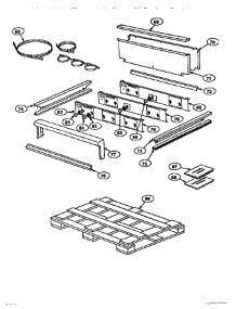02 - Trim & Control Panel parts for Thermador Cooktop GPS364GL from AppliancePartsPros.com