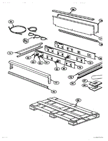 02 - Trim & Control Panel parts for Thermador Cooktop GPS486GL from AppliancePartsPros.com
