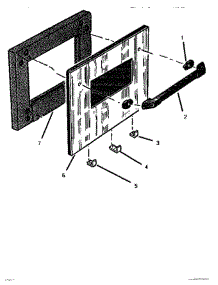 02 - Door parts for Thermador Wall Oven CT230S from AppliancePartsPros.com