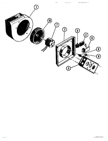 04 - Blower Assembly parts for Thermador Cooktop CV2136 from AppliancePartsPros.com