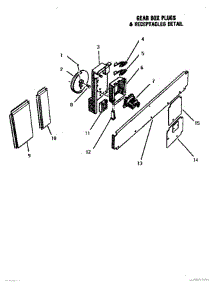 05 - Gear Box Plugs parts for Thermador Cooktop CVSE36B from AppliancePartsPros.com