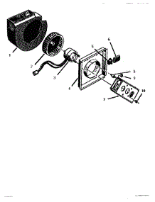 07 - Integral Ventilator parts for Thermador Cooktop CVSE36B from AppliancePartsPros.com