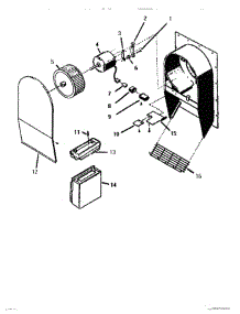 03 - Remote Ventilator parts for Thermador Cooktop ECV30 from AppliancePartsPros.com