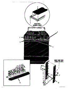 03 - Trim parts for Thermador Range GSC30B from AppliancePartsPros.com