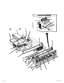 03 - Burner Box & Control Panel parts for Thermador Range GSC30CVWC from AppliancePartsPros.com