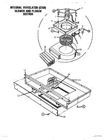 10 - Integral Ventilator, Blower, Plenum parts for Thermador Range GSC30CVWC from AppliancePartsPros.com
