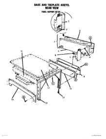 11 - Base & Toeplate parts for Thermador Range GSC30CVWC from AppliancePartsPros.com