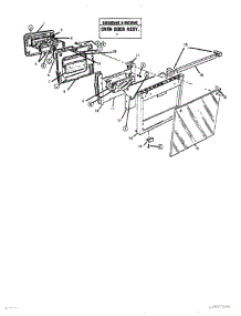 13 - Door Assembly parts for Thermador Range GSC30CVWC from AppliancePartsPros.com