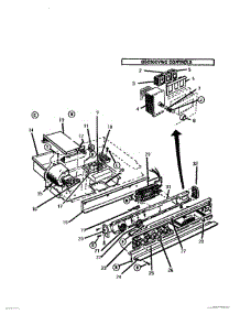 03 - Burner Box & Control Panel parts for Thermador Range GSC30CVWC-01 from AppliancePartsPros.com