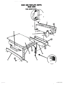 11 - Base & Toeplate parts for Thermador Range GSC30CVWC-01 from AppliancePartsPros.com