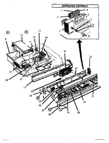 03 - Burner Box & Control Panel parts for Thermador Range GSC30CVWC1 from AppliancePartsPros.com