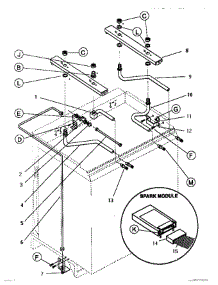 04 - Burner Box Gas parts for Thermador Range GSC30CVWC1 from AppliancePartsPros.com