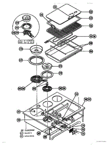 03 - Cooktop, Removable Oven Parts parts for Thermador Range ESC-31 from AppliancePartsPros.com
