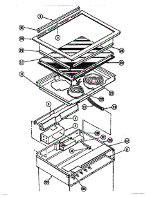 04 - Cooktop parts for Thermador Range ESC-31 from AppliancePartsPros.com