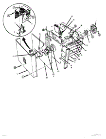 04 - Body - Rear View parts for Thermador Range ESC30B from AppliancePartsPros.com