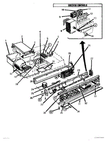 02 - Burner Box & Control Panel parts for Thermador Range ESC30B-01 from AppliancePartsPros.com