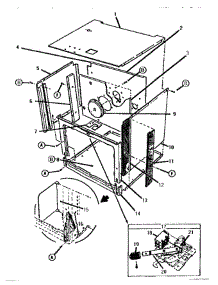 03 - Body - Front View parts for Thermador Range ESC30B-01 from AppliancePartsPros.com