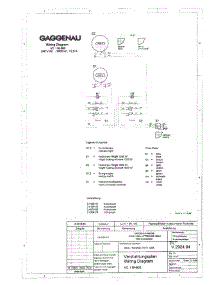 02 - Tech Wiring Diagram parts for Gaggenau VC116-602 from AppliancePartsPros.com