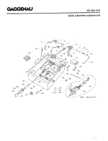 02 - Body & Burner Assemblies parts for Gaggenau VG353-212 from AppliancePartsPros.com