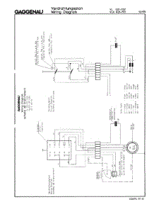 03 - Tech Wiring Diagram V2694-91-0 parts for Gaggenau VL021-707 from AppliancePartsPros.com