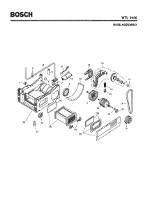 05 - Base Assembly parts for Bosch WTL5400 UC/04 from AppliancePartsPros.com