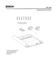 07 - Stacking Parts (No Shelf) parts for Bosch WTL5400 UC/08 from AppliancePartsPros.com