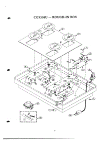 06 - Rough-In Box parts for Thermador Cooktop CGX304UW from AppliancePartsPros.com